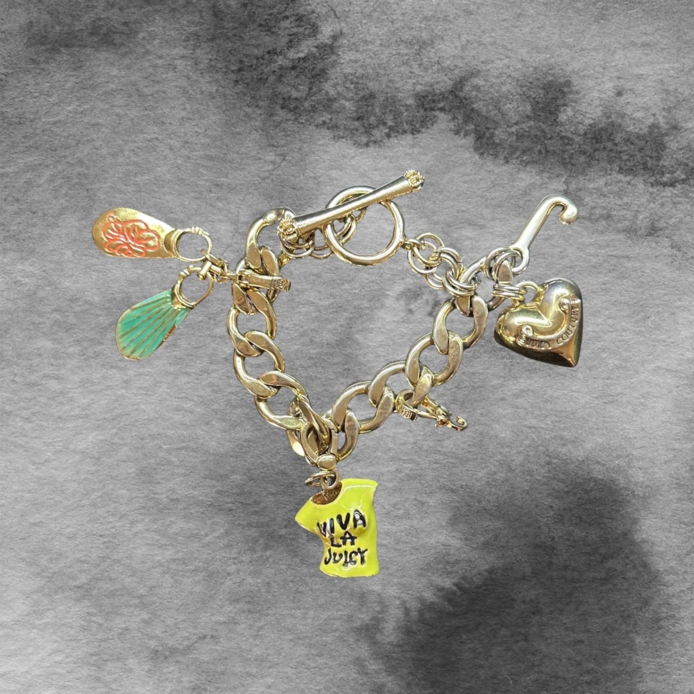 Juicy Couture Gold Charm Bracelet
